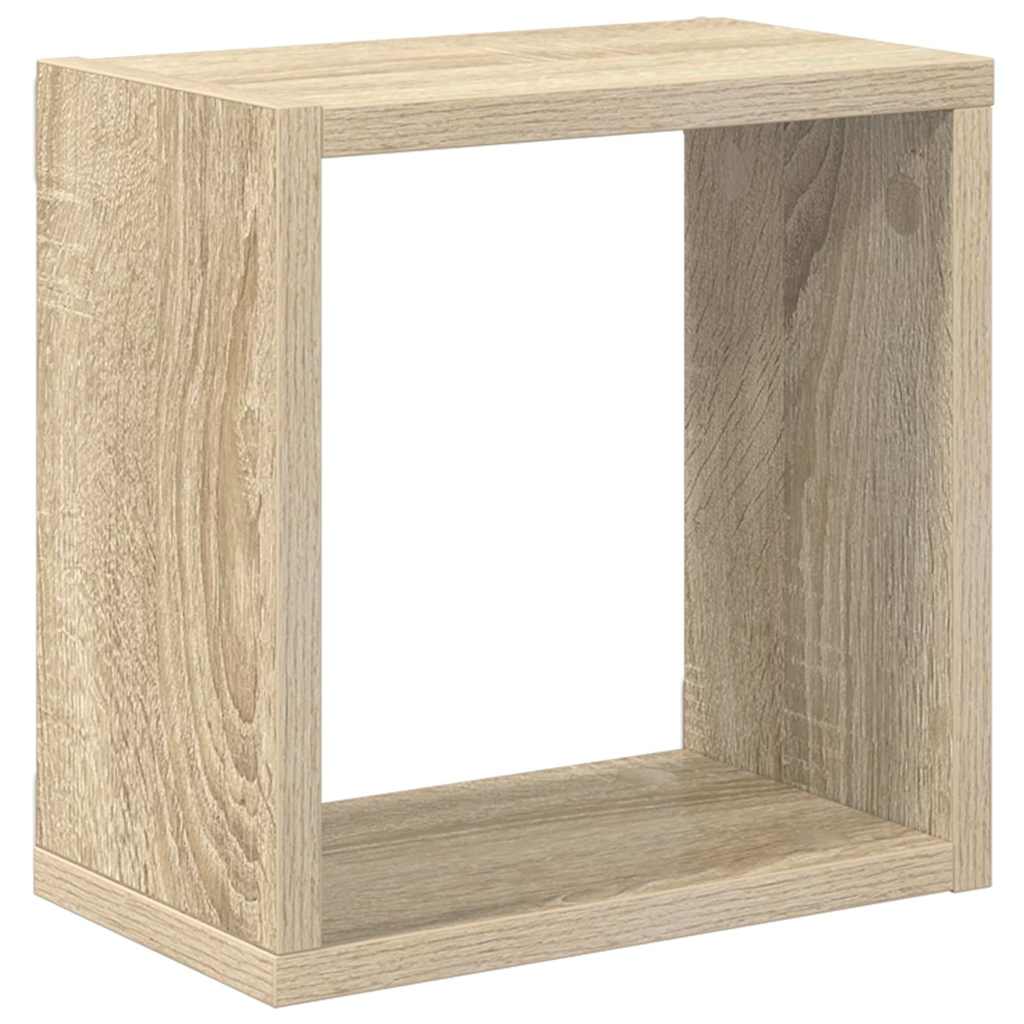 vidaXL Ράφια Κύβοι Τοίχου 6 τεμ. Sonoma Δρυς 26 x 15 x 26 εκ.