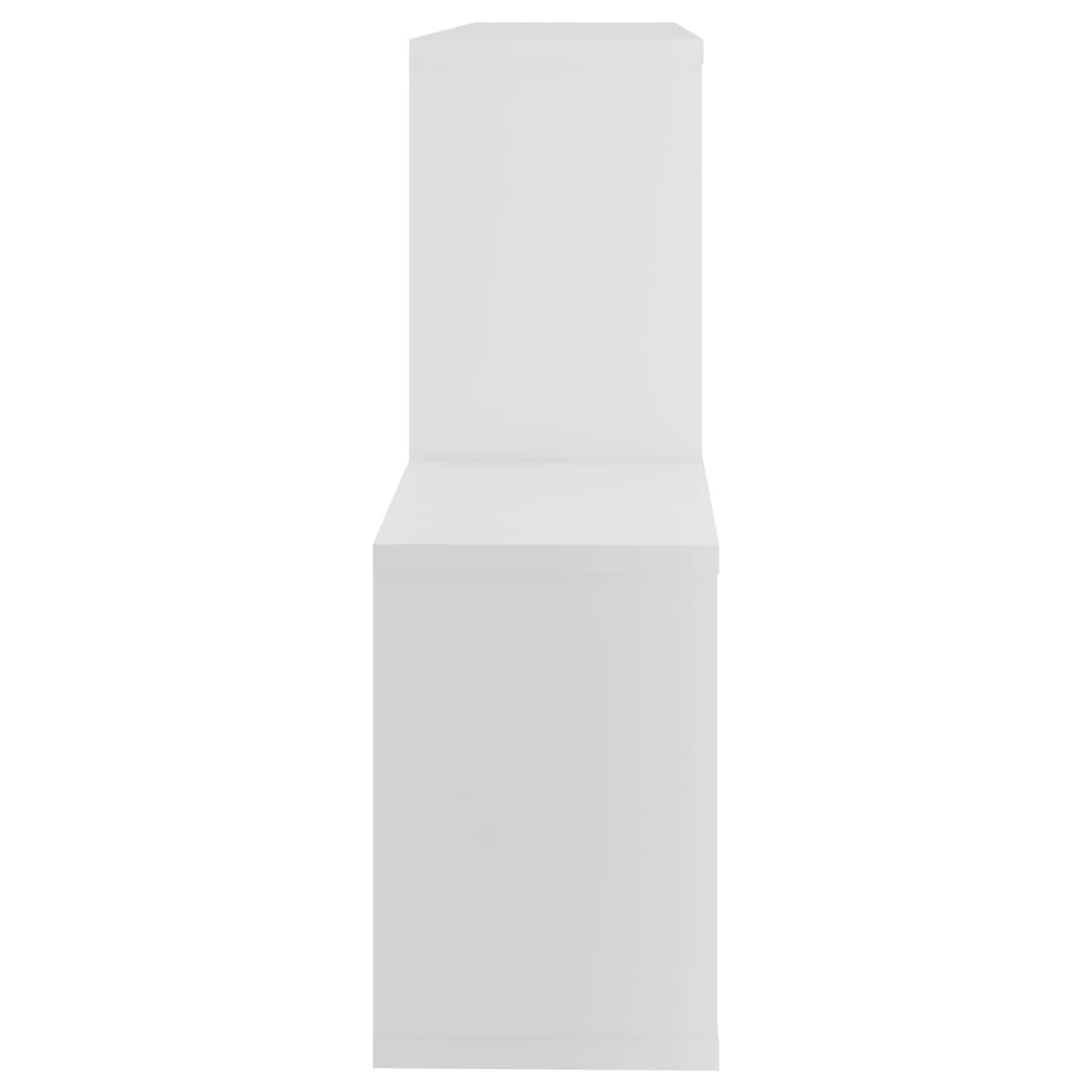 vidaXL Ράφι Τοίχου Λευκό 100 x 18 x 53 εκ. από Επεξεργασμένο Ξύλο