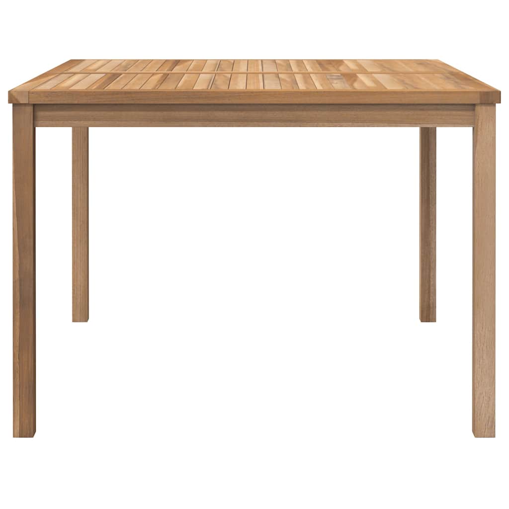 vidaXL Τραπεζαρία Κήπου 110 x 110 x 77 εκ. από Μασίφ Ξύλο Teak