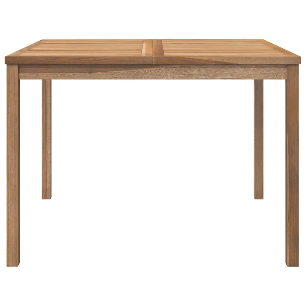 vidaXL Τραπεζαρία Κήπου 110 x 110 x 77 εκ. από Μασίφ Ξύλο Teak