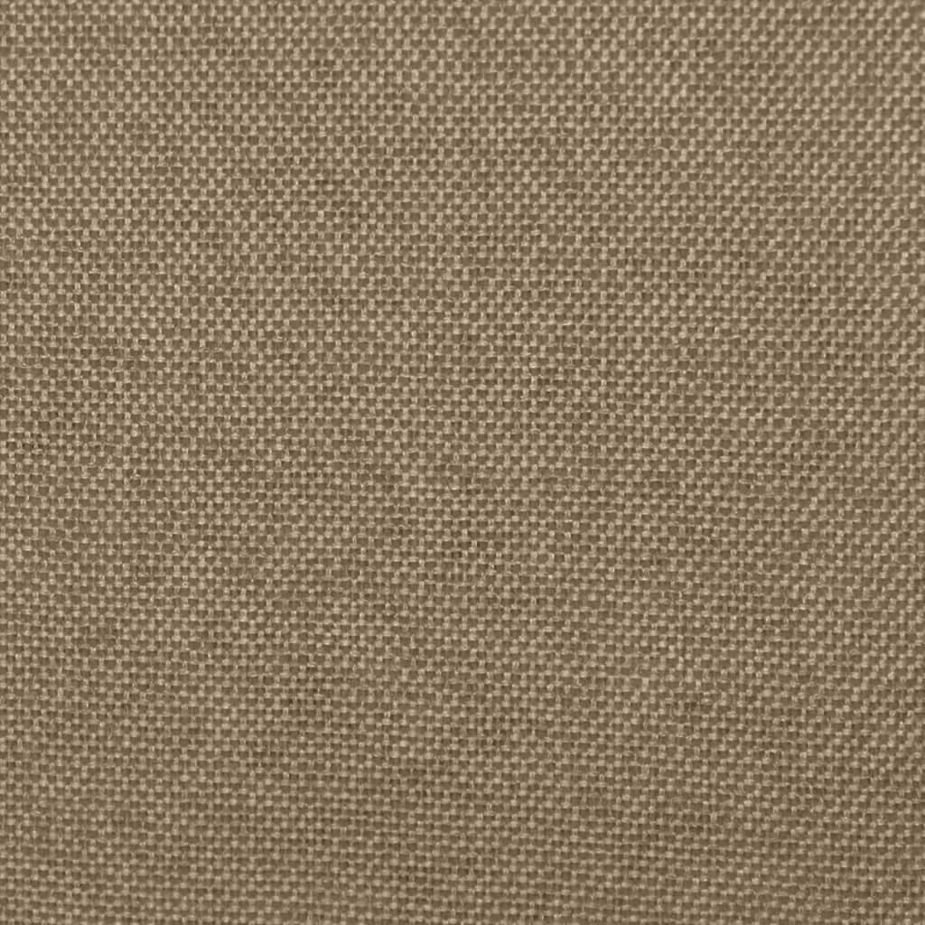 vidaXL Καρέκλες Τραπεζαρίας 4 τεμ. Taupe Υφασμάτινες