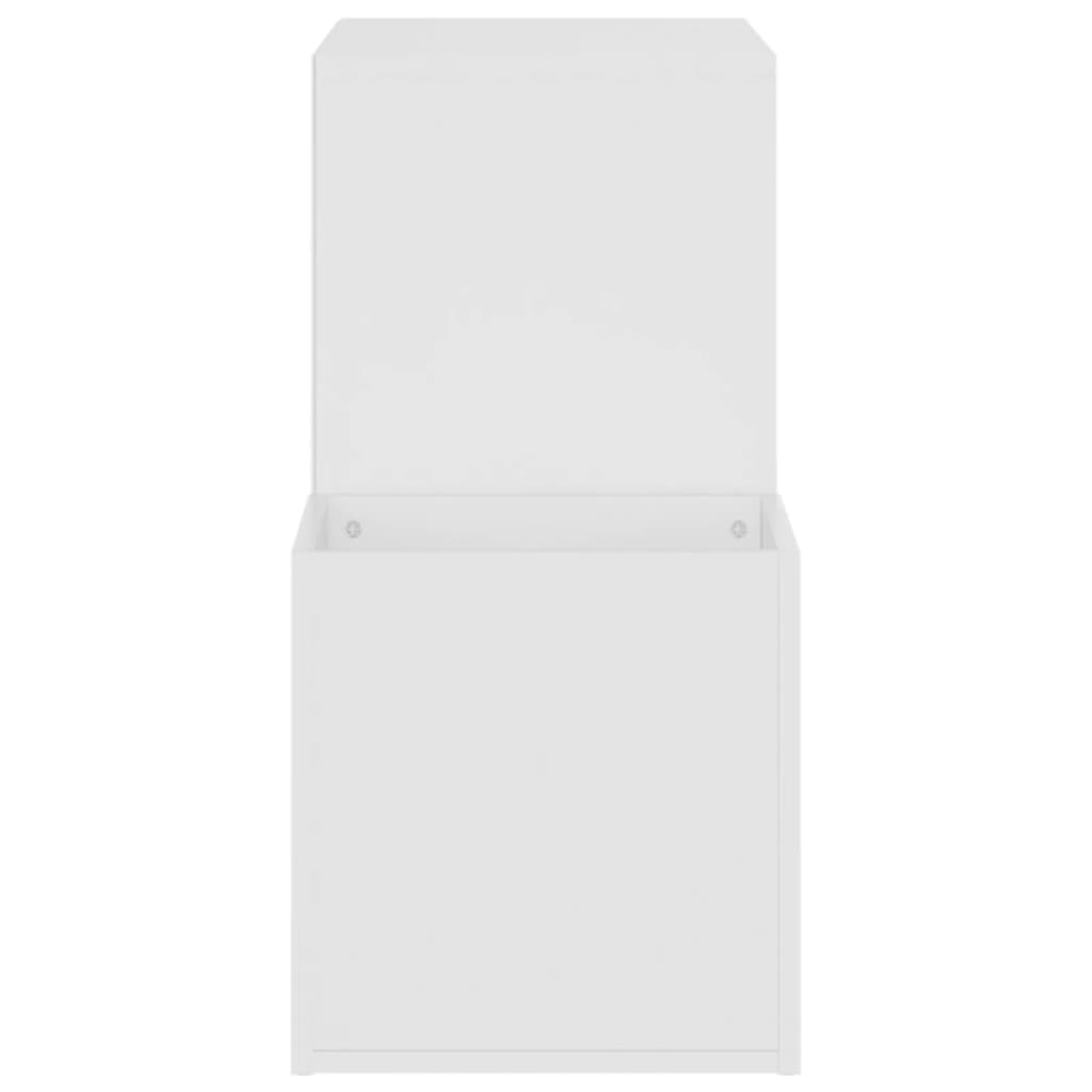 vidaXL Παπουτσοθήκη Χολ Λευκή 105 x 35,5 x 70 εκ. από Επεξ. Ξύλο