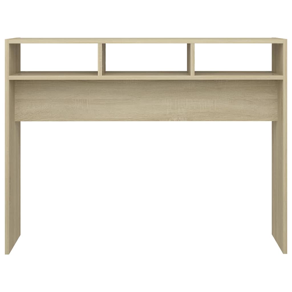 vidaXL Τραπεζάκι Κονσόλα Sonoma Δρυς 105 x 30 x 80 εκ. από Επεξ. Ξύλο