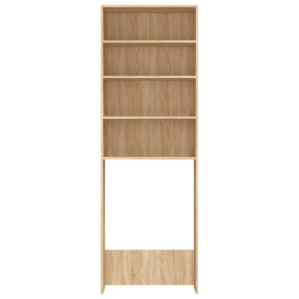 vidaXL Ντουλάπι Πλυντηρίου Sonoma Δρυς 64 x 24 x 190 εκ.