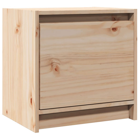 vidaXL Κομοδίνο 40 x 30,5 x 40 εκ. από Μασίφ Ξύλο Πεύκου