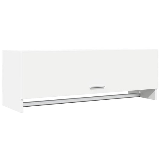 vidaXL Ντουλάπα Λευκή 100 x 32,5 x 35 εκ. από Επεξ. Ξύλο