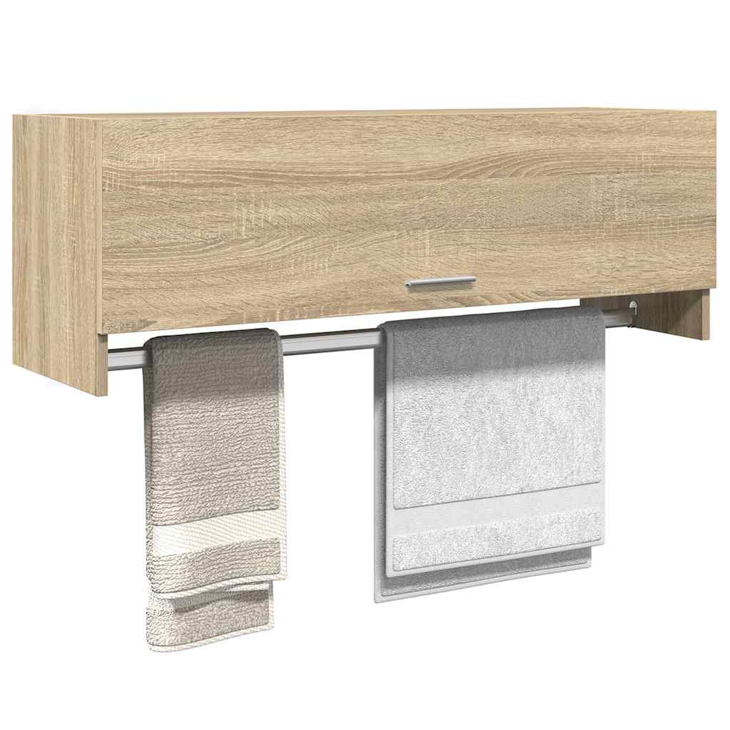 vidaXL Ντουλάπα Sonoma Δρυς 100 x 32,5 x 35 εκ. από Επεξ. Ξύλο