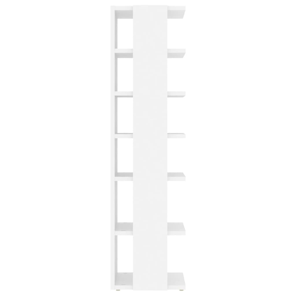 vidaXL Παπουτσοθήκες 2 τεμ. Λευκές 27,5x27x102 εκ. Επεξεργασμένο Ξύλο