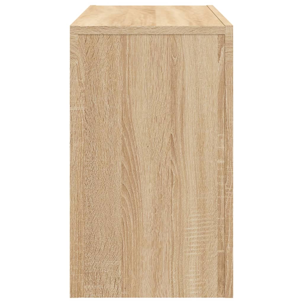 vidaXL Τραπεζάκια Ζιγκόν Σετ 3 τεμ. Sonoma Δρυς από Μοριοσανίδα