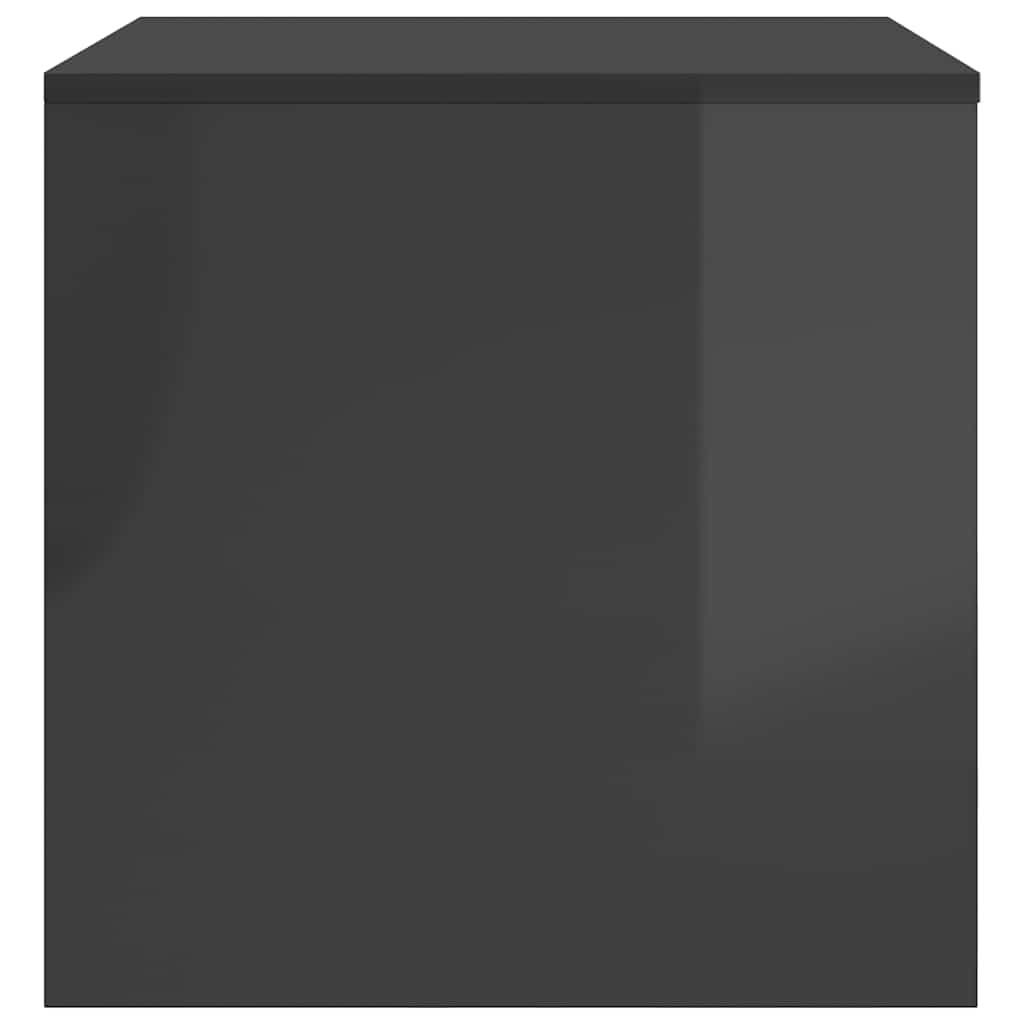 vidaXL Τραπεζάκια Ζιγκόν 3 τεμ. Γυαλιστερό Γκρι Επεξεργασμένο Ξύλο