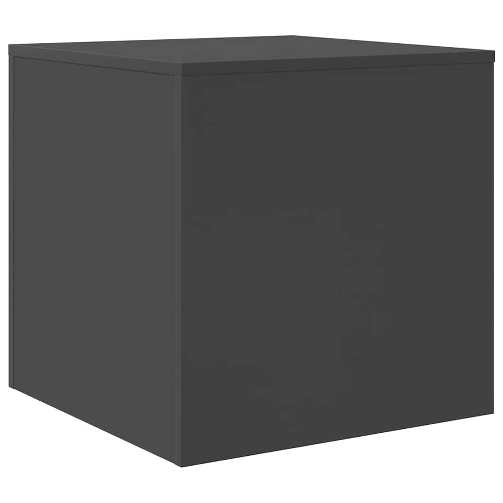 vidaXL Τραπεζάκια Ζιγκόν 3 τεμ. Γυαλιστερό Γκρι Επεξεργασμένο Ξύλο