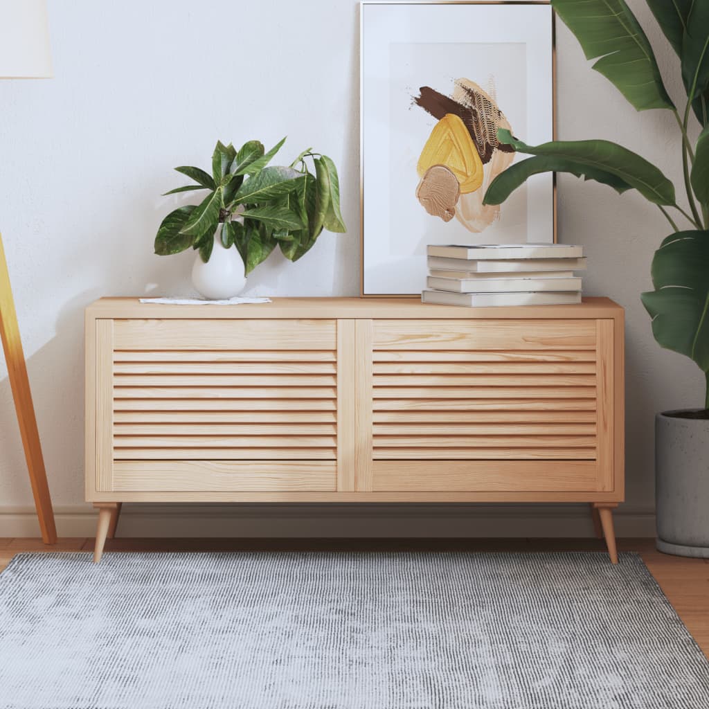 vidaXL Πορτάκια με Περσίδες 2 Τεμ. 39,5x59,4εκ. από Μασίφ Ξύλο Πεύκου