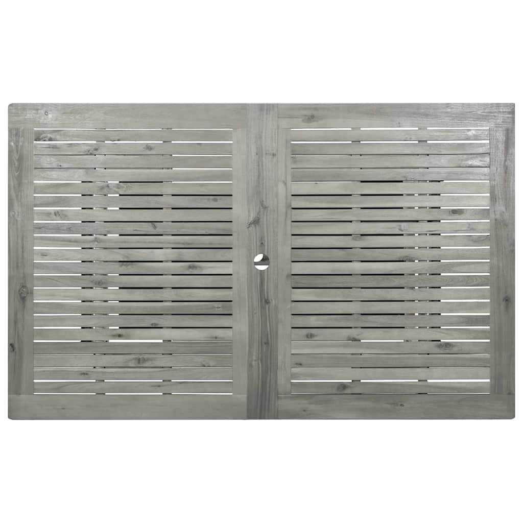 vidaXL Τραπεζαρία Κήπου (160-240) x 100 x 75 εκ από Μασίφ Ξύλο Ακακίας