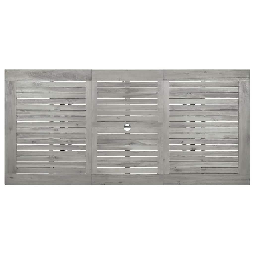 vidaXL Τραπεζαρία Κήπου (120-170) x 80 x 75 εκ. από Μασίφ Ξύλο Ακακίας