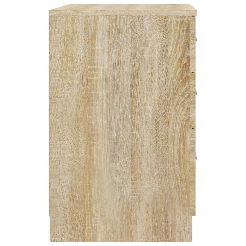 vidaXL Κομοδίνο Sonoma Δρυς 40 x 40 x 63 εκ. από Επεξεργασμένο Ξύλο