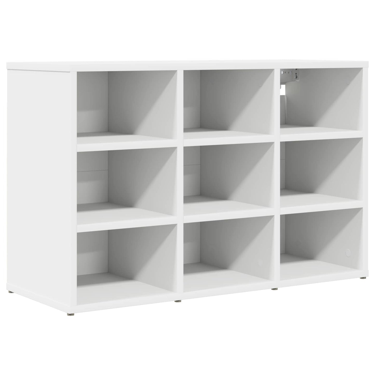 vidaXL Ντουλάπα Παπουτσιών 77,5 x 30 x 51 εκ. Επεξεργασμένο Ξύλο Λευκό