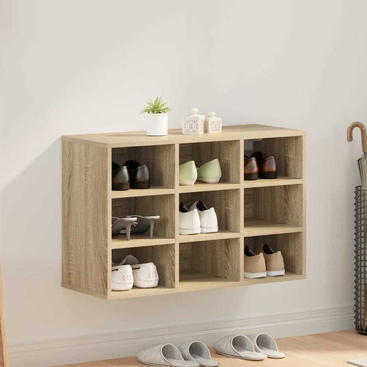 vidaXL Ντουλάπα Παπουτσιών με ράφι Δρύς Sonoma 77,5 x 30 x 51 εκ.