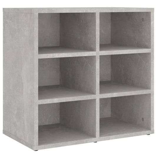 vidaXL Παπουτσοθήκη Γκρι σκυροδέματος 52,5 x 30 x 50 εκ.