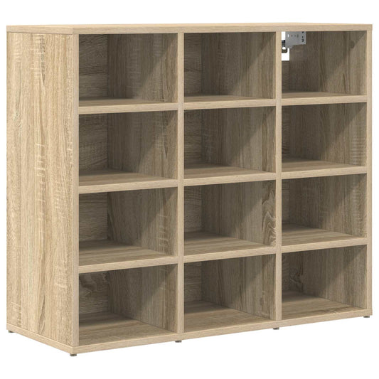 vidaXL Ντουλάπα Παπουτσιών με ράφι Δρύς Sonoma 77,5 x 30 x 67 εκ.