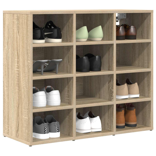 vidaXL Ντουλάπα Παπουτσιών με ράφι Δρύς Sonoma 77,5 x 30 x 67 εκ.