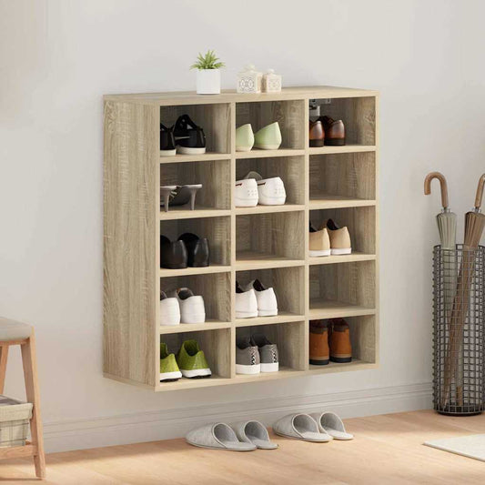 vidaXL Ντουλάπα Παπουτσιών με ράφι Δρύς Sonoma 77,5 x 30 x 83,5 εκ.