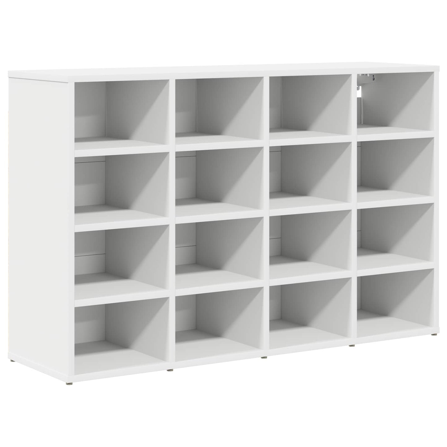 vidaXL Ντουλάπα Παπουτσιών 103 x 30 x 67 εκ. Επεξεργασμένο Ξύλο Λευκό