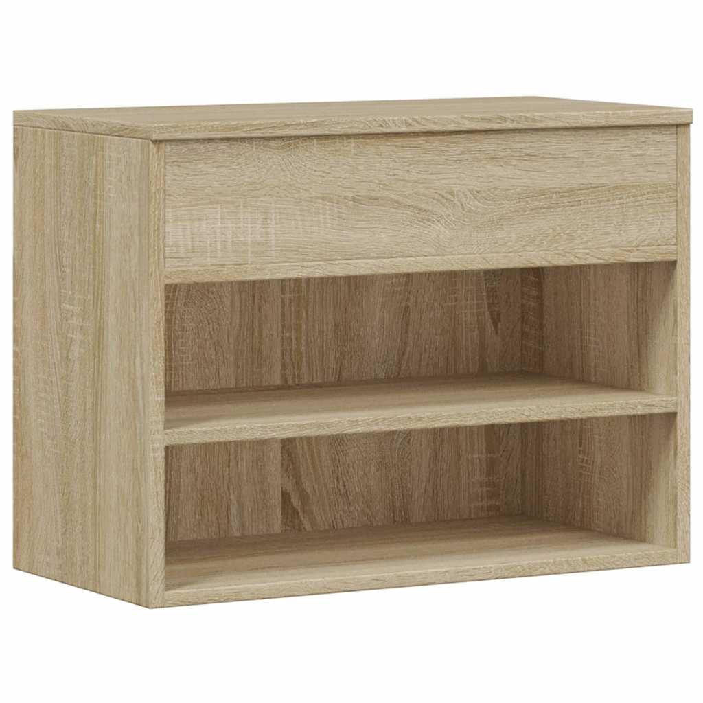 vidaXL Παπουτσοθήκη Sonoma Δρυς 60 x 30 x 45 εκ. από Επεξ. Ξύλο