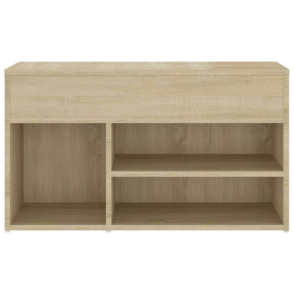 vidaXL Παπουτσοθήκη Sonoma Δρυς 80 x 30 x 45 εκ. από Επεξ. Ξύλο