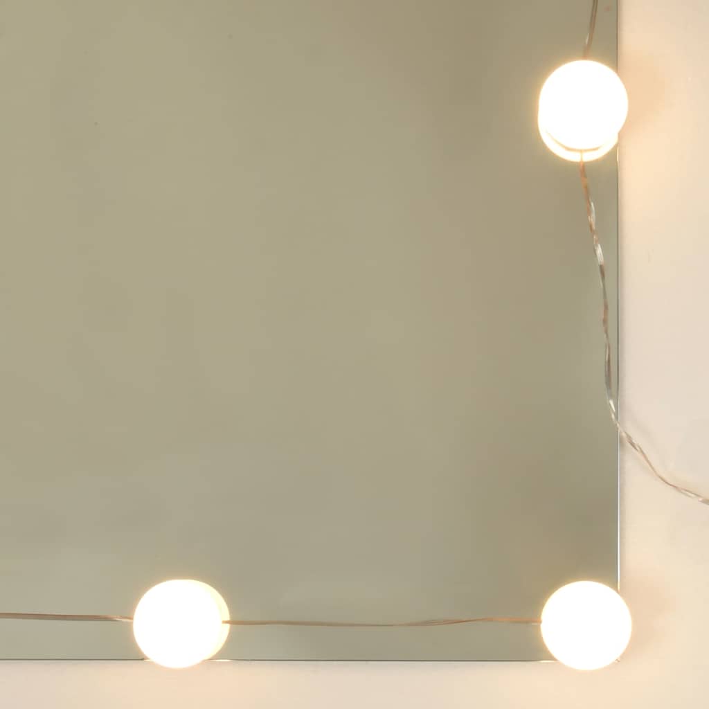 vidaXL Μπουντουάρ με LED Γκρι Σκυροδέματος 74,5 x 40 x 141 εκ.