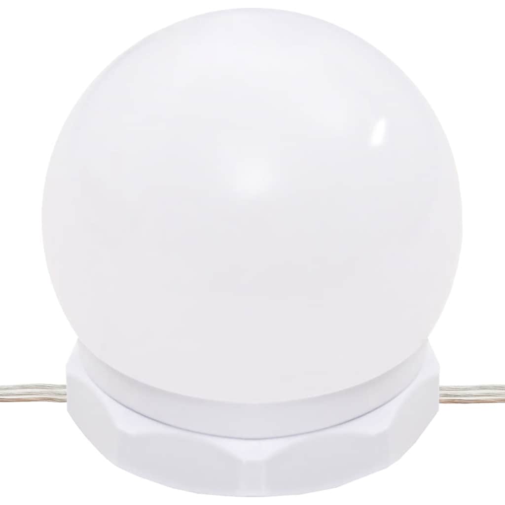 vidaXL Μπουντουάρ με LED Μαύρο 60 x 40 x 140 εκ.