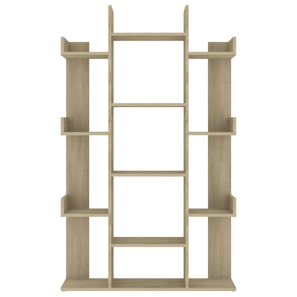 vidaXL Βιβλιοθήκη Sonoma Δρυς 86 x 25,5 x 140 εκ. από Επεξ. Ξύλο