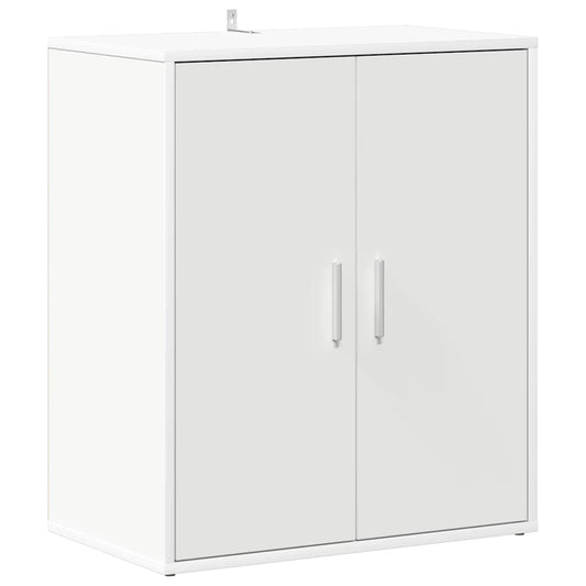 vidaXL Παπουτσοθήκη Λευκή 60 x 35 x 70 εκ. από Επεξ. Ξύλο