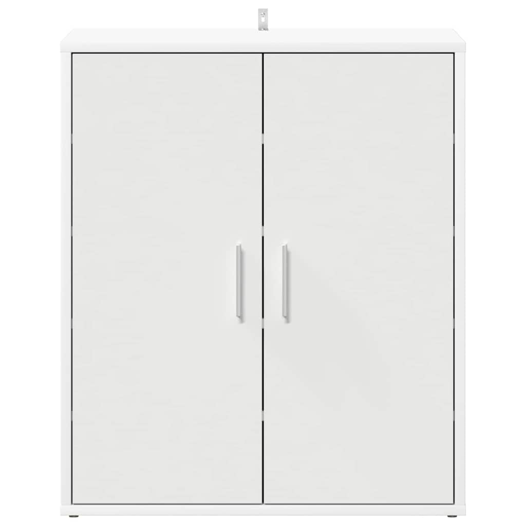 vidaXL Παπουτσοθήκη Λευκή 60 x 35 x 70 εκ. από Επεξ. Ξύλο