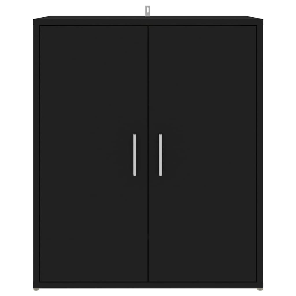 vidaXL Παπουτσοθήκη Μαύρη 60 x 35 x 70 εκ. από Επεξ. Ξύλο