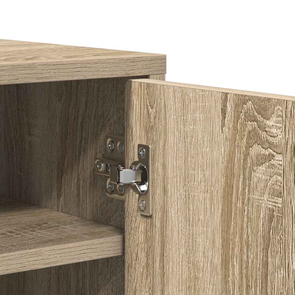 vidaXL Παπουτσοθήκη Sonoma Δρυς 60 x 35 x 70 εκ. από Επεξ. Ξύλο