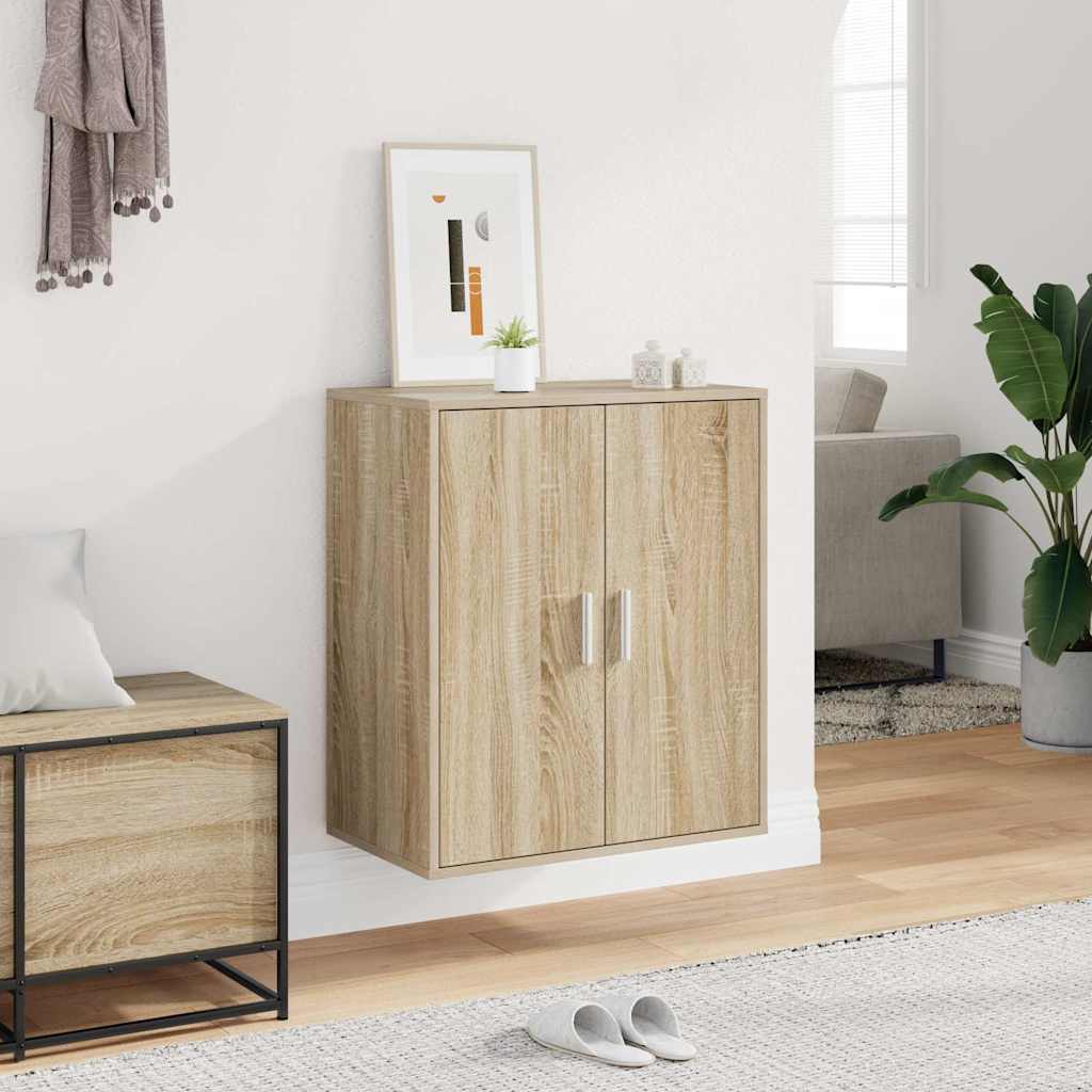 vidaXL Παπουτσοθήκη Sonoma Δρυς 60 x 35 x 70 εκ. από Επεξ. Ξύλο