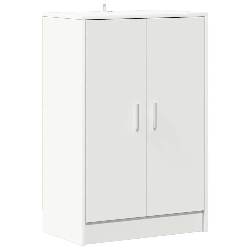 vidaXL Παπουτσοθήκη Λευκή 60 x 35 x 92 εκ. από Επεξ. Ξύλο