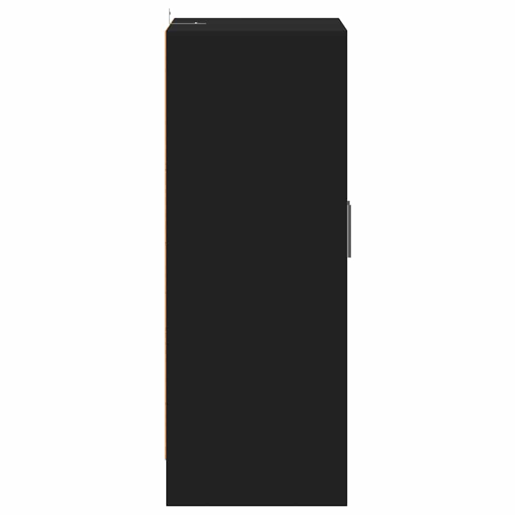 vidaXL Παπουτσοθήκη Μαύρη 60 x 35 x 92 εκ. από Επεξ. Ξύλο