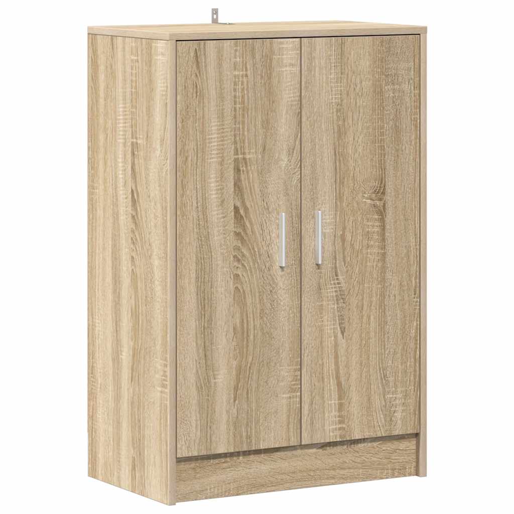 vidaXL Παπουτσοθήκη Sonoma Δρυς 60 x 35 x 92 εκ. από Επεξ. Ξύλο