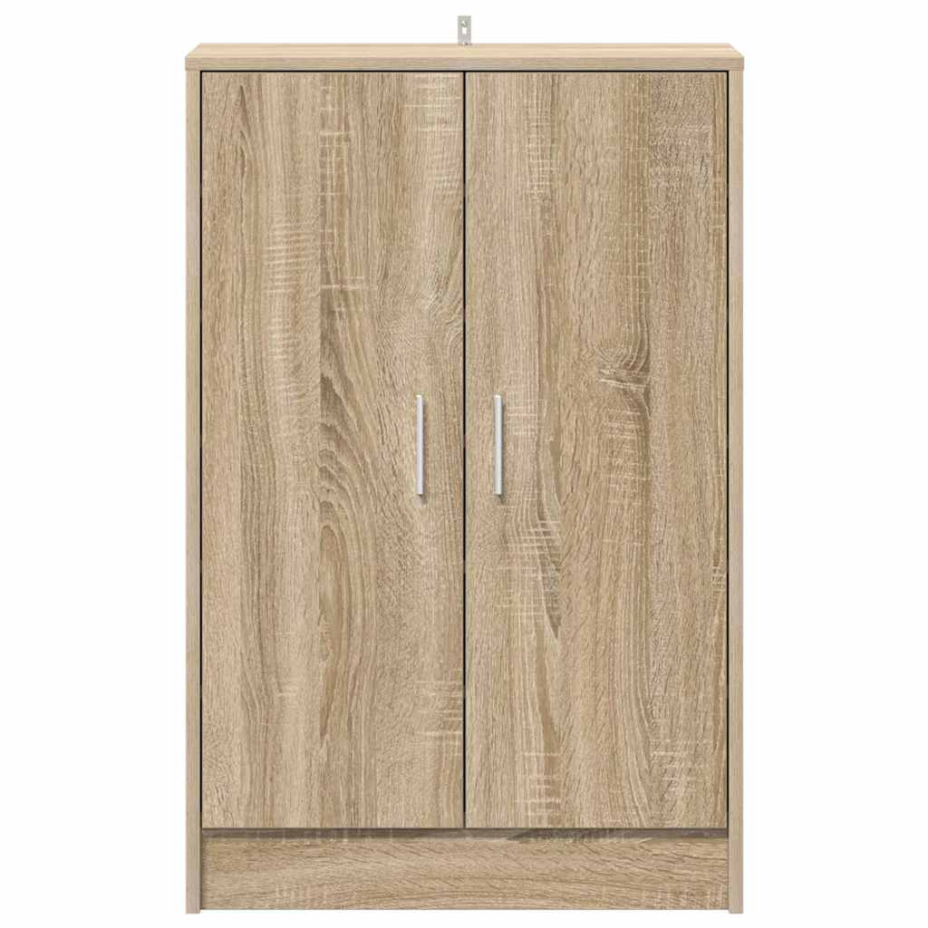 vidaXL Παπουτσοθήκη Sonoma Δρυς 60 x 35 x 92 εκ. από Επεξ. Ξύλο
