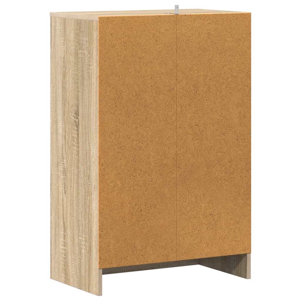 vidaXL Παπουτσοθήκη Sonoma Δρυς 60 x 35 x 92 εκ. από Επεξ. Ξύλο