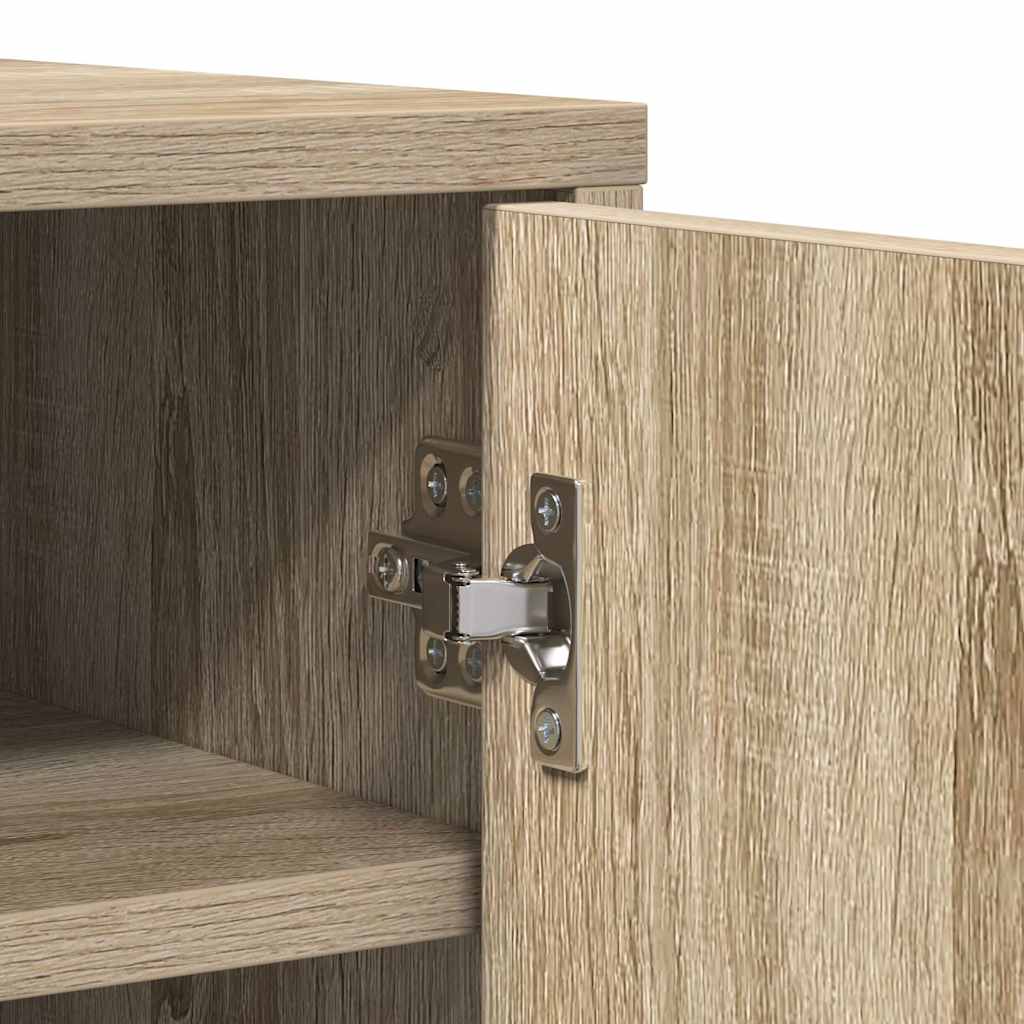 vidaXL Παπουτσοθήκη Sonoma Δρυς 60 x 35 x 92 εκ. από Επεξ. Ξύλο