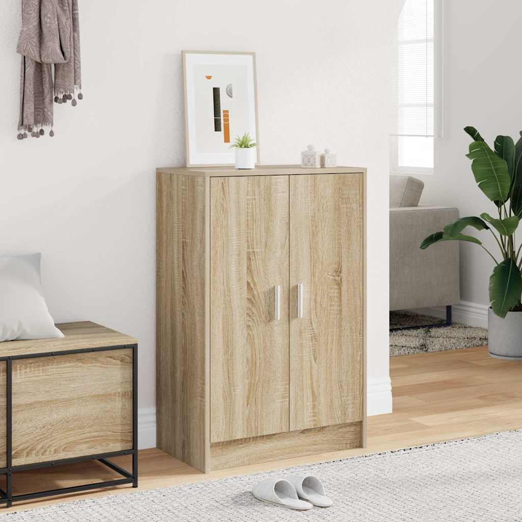 vidaXL Παπουτσοθήκη Sonoma Δρυς 60 x 35 x 92 εκ. από Επεξ. Ξύλο