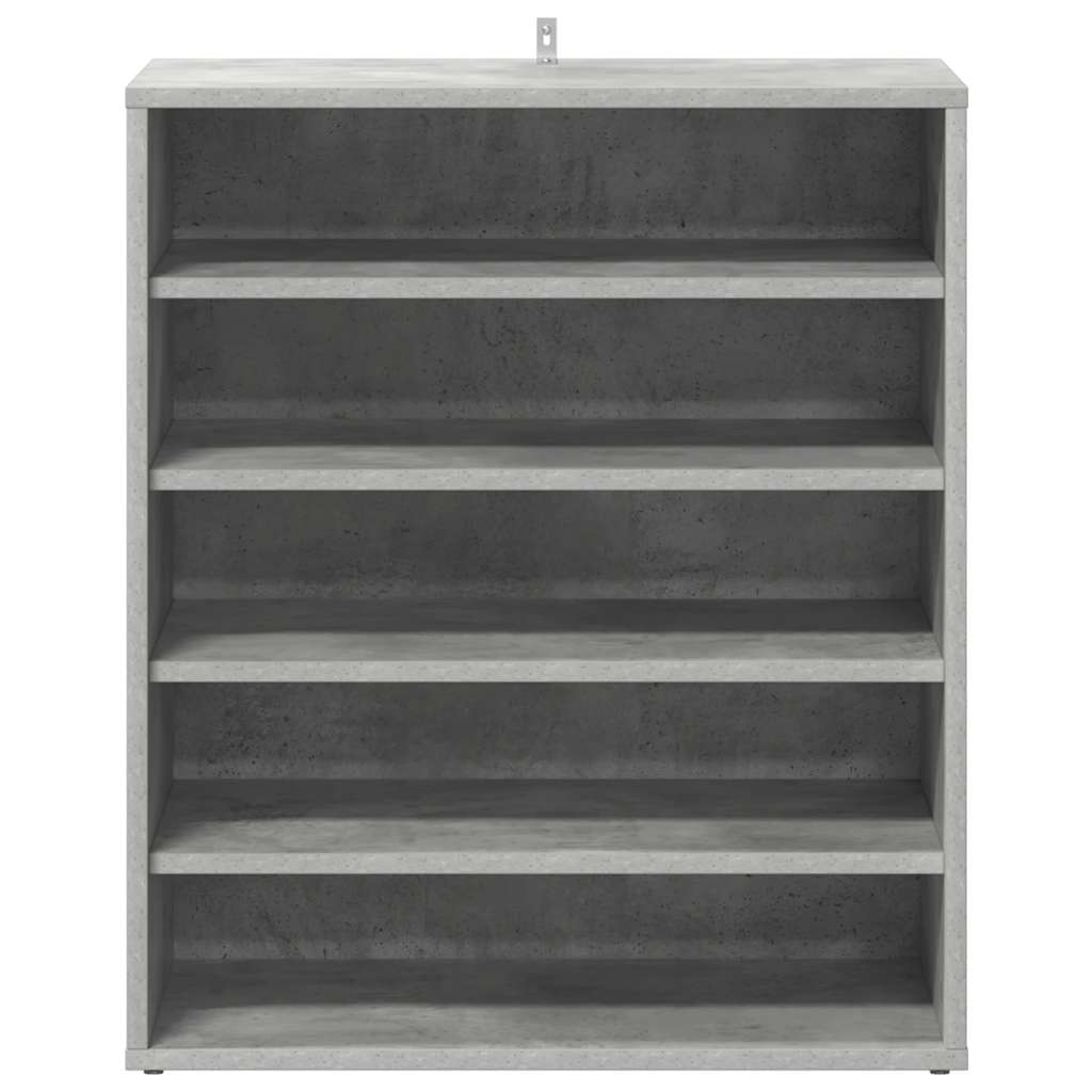 vidaXL Παπουτσοθήκη Γκρι Σκυροδέματος 60 x 35 x 70 εκ. από Επεξ. Ξύλο