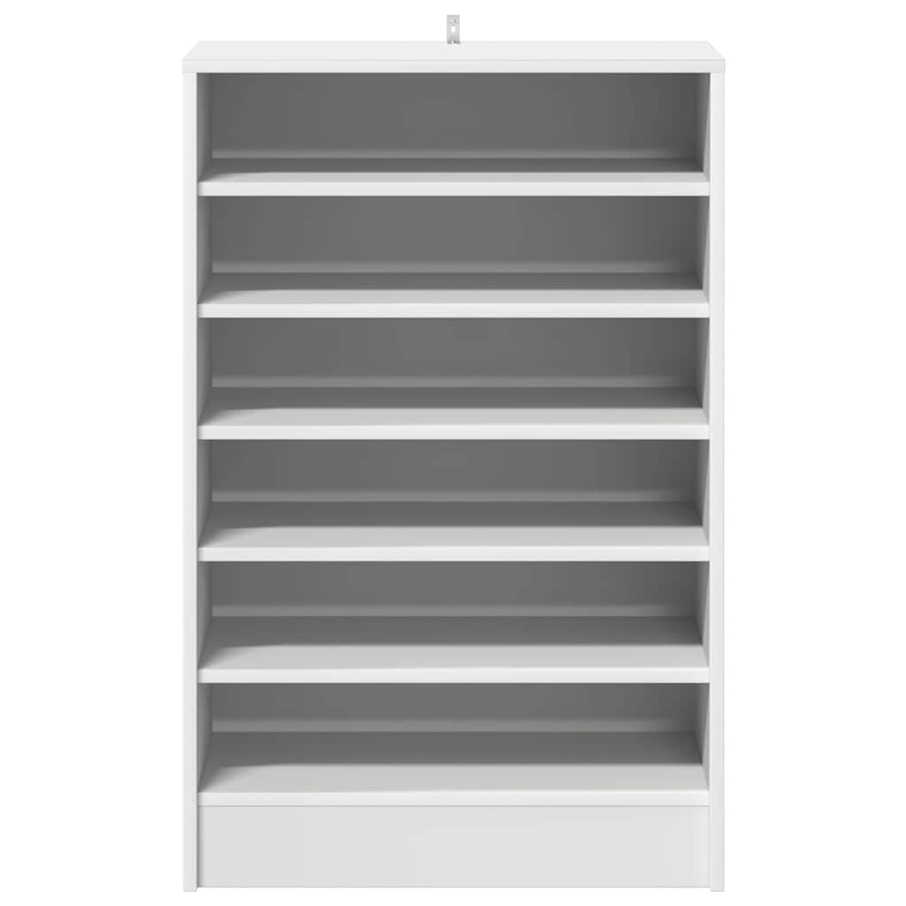 vidaXL Παπουτσοθήκη Λευκή 60 x 35 x 92 εκ. από Επεξ. Ξύλο