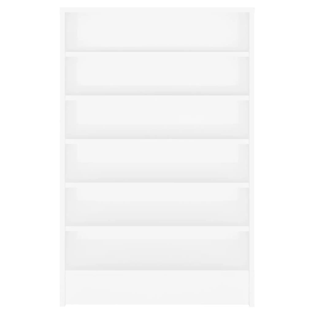 vidaXL Παπουτσοθήκη Λευκή 60 x 35 x 92 εκ. από Επεξ. Ξύλο