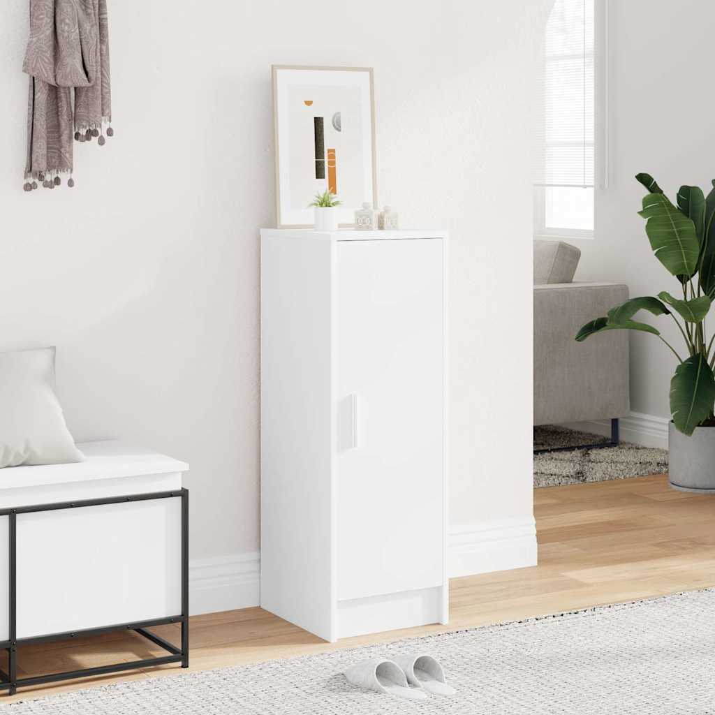 vidaXL Παπουτσοθήκη Λευκή 32 x 35 x 92 εκ. από Επεξ. Ξύλο