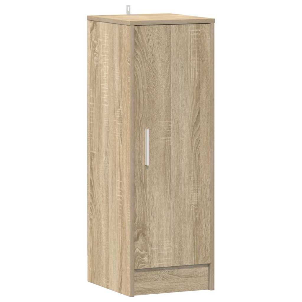 vidaXL Παπουτσοθήκη Sonoma Δρυς 32 x 35 x 92 εκ. από Επεξ. Ξύλο