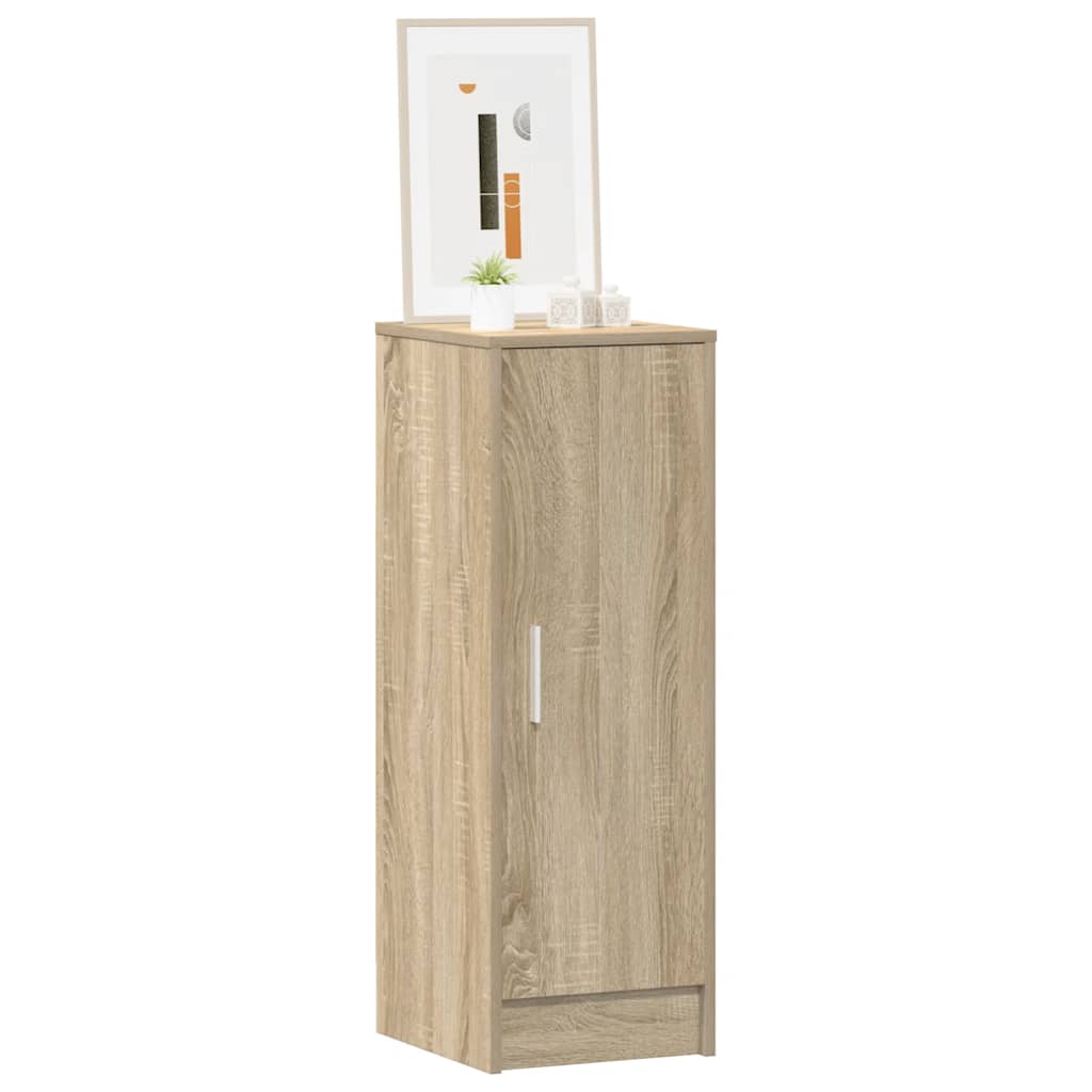 vidaXL Παπουτσοθήκη Sonoma Δρυς 32 x 35 x 92 εκ. από Επεξ. Ξύλο