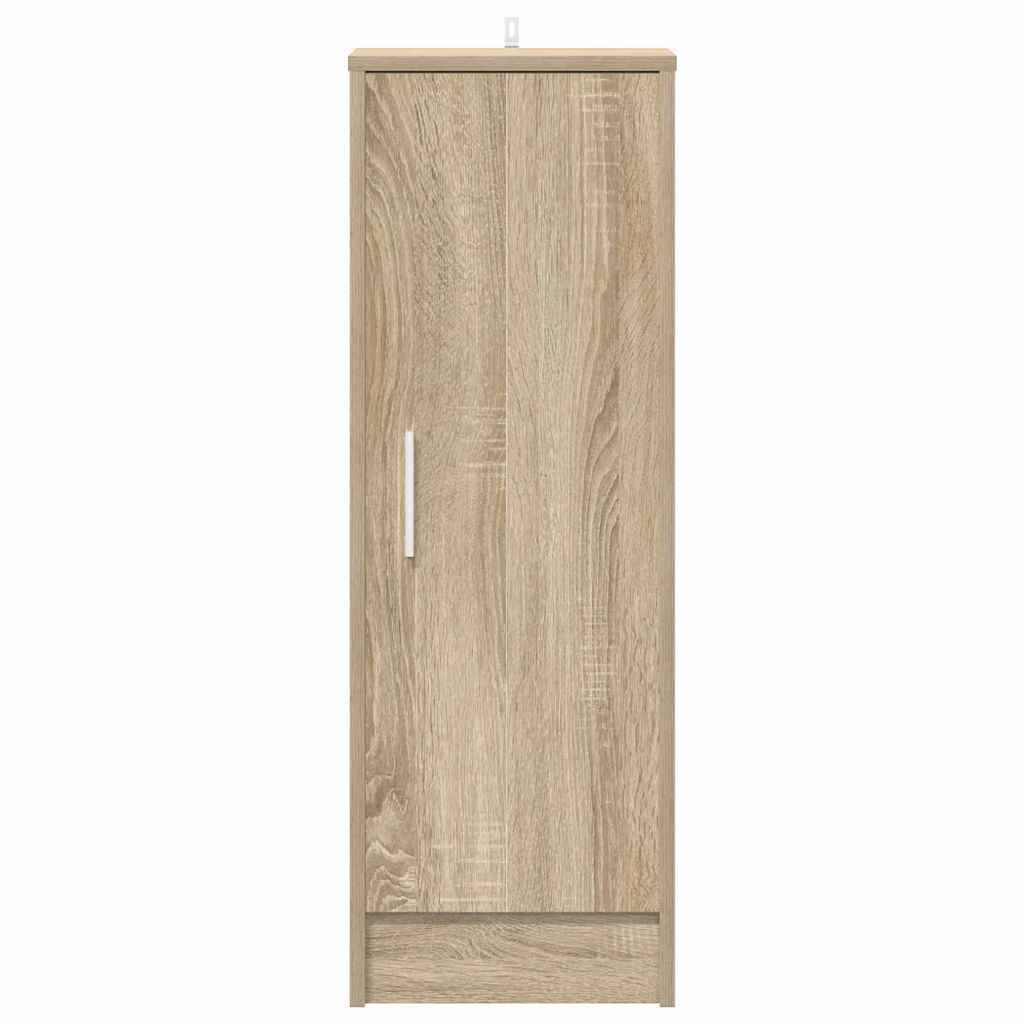 vidaXL Παπουτσοθήκη Sonoma Δρυς 32 x 35 x 92 εκ. από Επεξ. Ξύλο